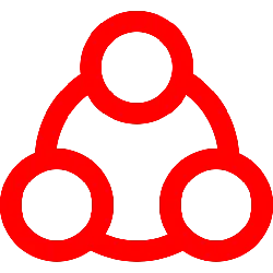 Three Ring Symbol - red - No Background PNG