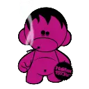 Pink Cartoon Character - smoke - Free PNG