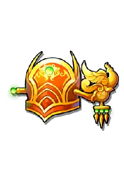 Golden Helmet and Staff - helmet - No Watermark PNG