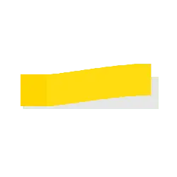 Yellow Wavy Stripe - graphic design - Transparent Layer PNG