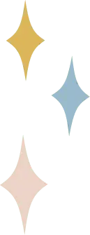 Colored Four-pointed Stars - star - Transparent Background PNG