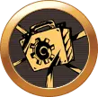 Gear Wrench Badge - gear - No Watermark PNG