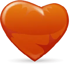 Red Heart Balloon - red - Transparent Background PNG
