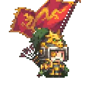 Pixel Knight - flag - Free PNG