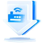 Download Arrow - icon - blue - Transparent Background PNG