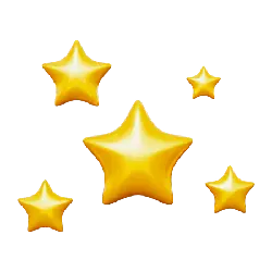 Golden Stars - stars - shining - Free Download PNG