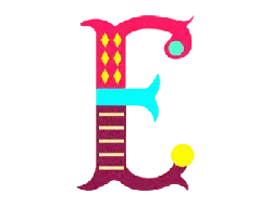 Colorful Letter E - letter - PNG Images