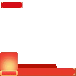 Red Border Background - red - Transparent Background PNG