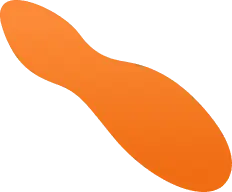 Orange Irregular Shape - abstract - High Resolution PNG