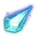 Blue Crystal Gem - shining - High Resolution PNG