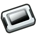 Black Rectangle Button - icon - Lossless PNG