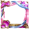 Pink Bow Frame - cute - Transparent Layer PNG