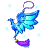 Blue Bird - nightsky - Transparent Layer PNG