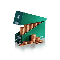 Money Box - metal - No Background PNG