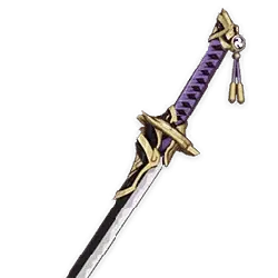 Purple Gold Sword - No Watermark PNG