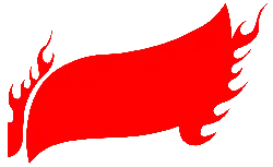 Red Flag - flame - PNG