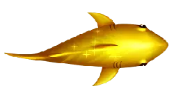 Shining Golden Fish - shining - High Resolution PNG