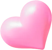 Pink Heart - graphic - cartoon - PNG Images