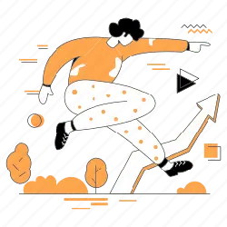 Jumping Person - arrow - Free Download PNG