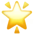 Star - bright - yellow - PNG