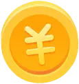 Yellow Yen Symbol - symbol - PNG