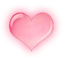 Glowing Heart Pattern - High Quality PNG