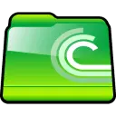 Folder Icon - green - High Resolution PNG