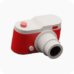 Vintage Camera - red - Free Download PNG