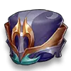 Purple Gold Helmet - gold - Transparent Background PNG