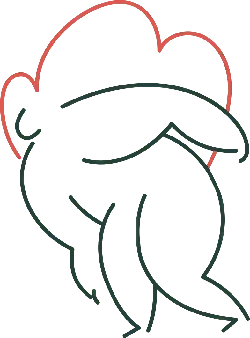 Monkey - line drawing - High Resolution PNG