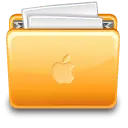 Apple Folder - icon - Transparent Background PNG