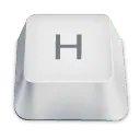 Keyboard Key H - key - Free Download PNG