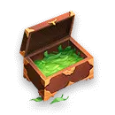 Treasure Chest - magic potions - gold coins - Transparent Layer PNG