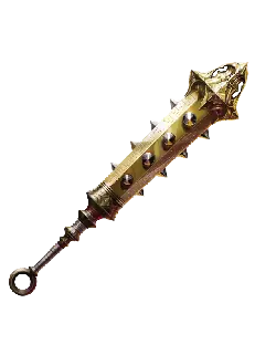 Golden Staff - magic - decorative - No Background PNG