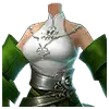 White Armor Female Warrior - shield - Free PNG