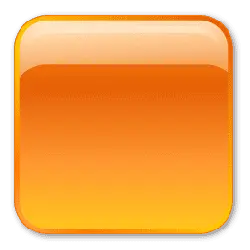Orange Button - icon - design - Free PNG