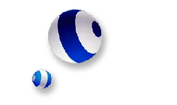 Blue and White Spherical Objects - spherical - High Resolution PNG