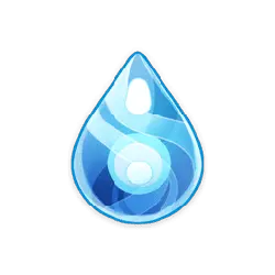Blue Water Drop - Curated PNG