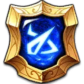Blue Crystal Shield - magic - No Background PNG