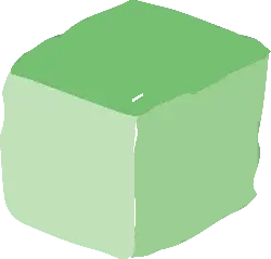 Green Cube - graphic - Lossless PNG