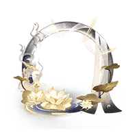 Golden Lotus and Butterfly Decoration - lotus - High Resolution PNG