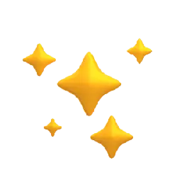 Star Emoji - shining - High Resolution PNG