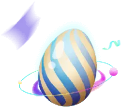 Colorful Striped Planet - future - Free PNG