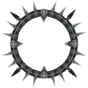 Starburst Ring - lines - Transparent Background PNG