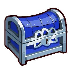Treasure Chest - lock - blue - PNG