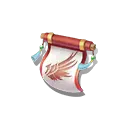 Scroll - feathers - Lossless PNG