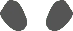Gray Irregular Shapes - gray - PNG
