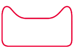 Cat Shape - simple - Transparent Layer PNG