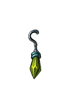 Green Gem Pendant - green - PNG