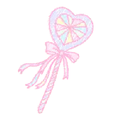 Heart-shaped Lollipop - decorative item - PNG